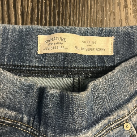 🍍LEVI SHAPING PULL ON SUPER SKINNY 🍍sz 8 W29🍍RK - Picture 2 of 4